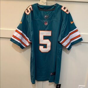 Teal Miami Dolphins Jersey